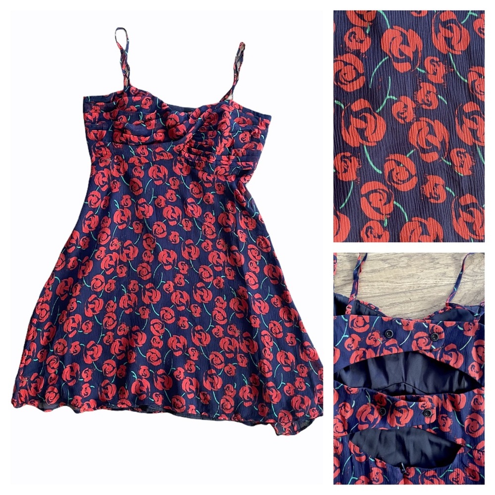 Charlotte Ronson Rose Open Back Dress
